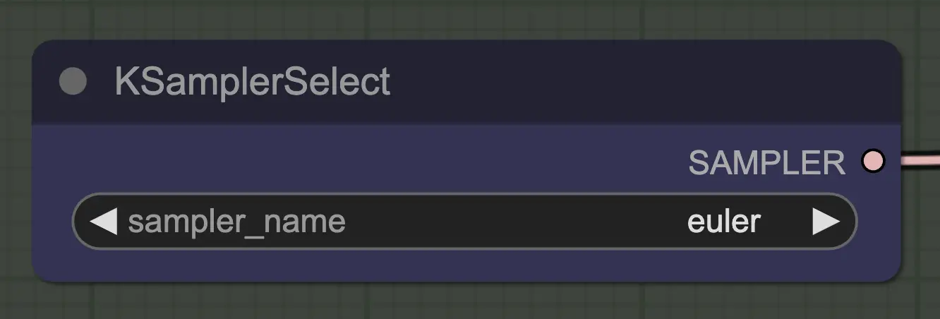 Unsampling: KSampler Select